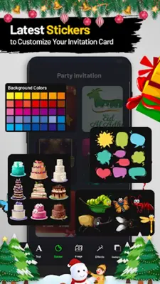 Party Invitation Card Maker android App screenshot 0