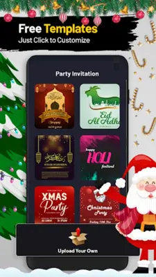 Party Invitation Card Maker android App screenshot 1