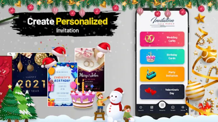 Party Invitation Card Maker android App screenshot 6