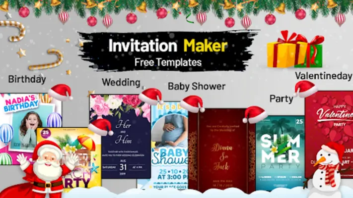 Party Invitation Card Maker android App screenshot 7